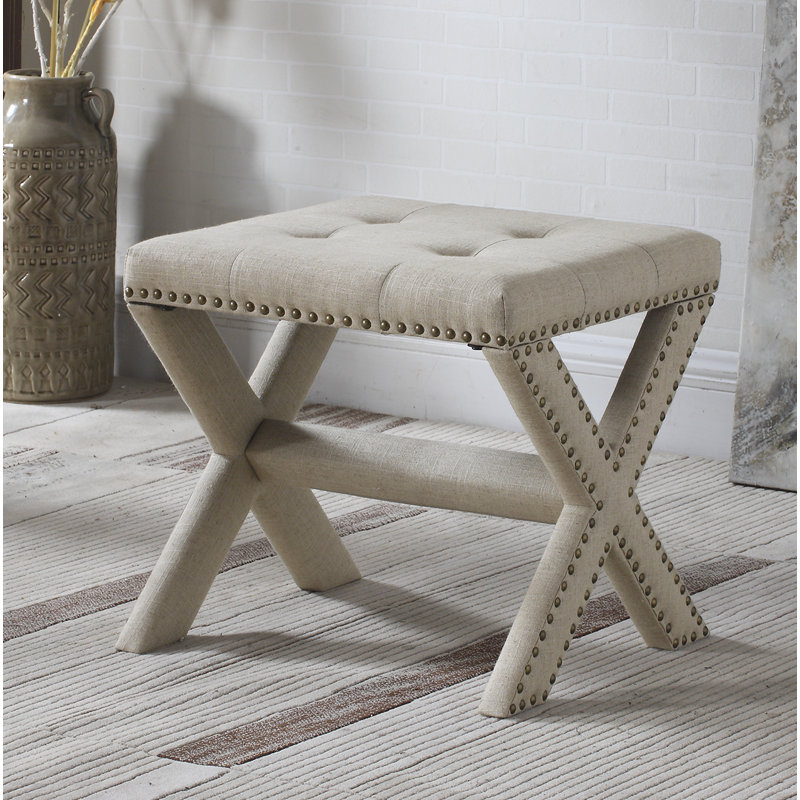 Charlton Home® Vanhorne Upholstered Bench & Reviews Wayfair